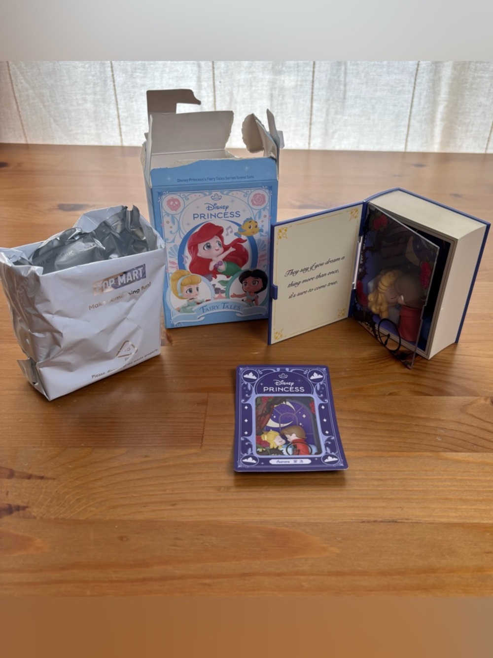 POP MART Disney Princess Fairy Tales Book Scene Sleeping Beauty Aurora